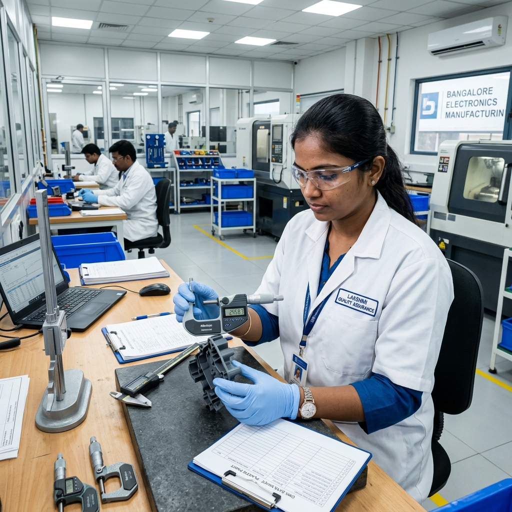 Quality control inspection at Atelier Polytech
